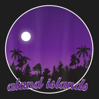 Aland Islands By Night With Palms T Shirt Classic T-shirt | Artistshot