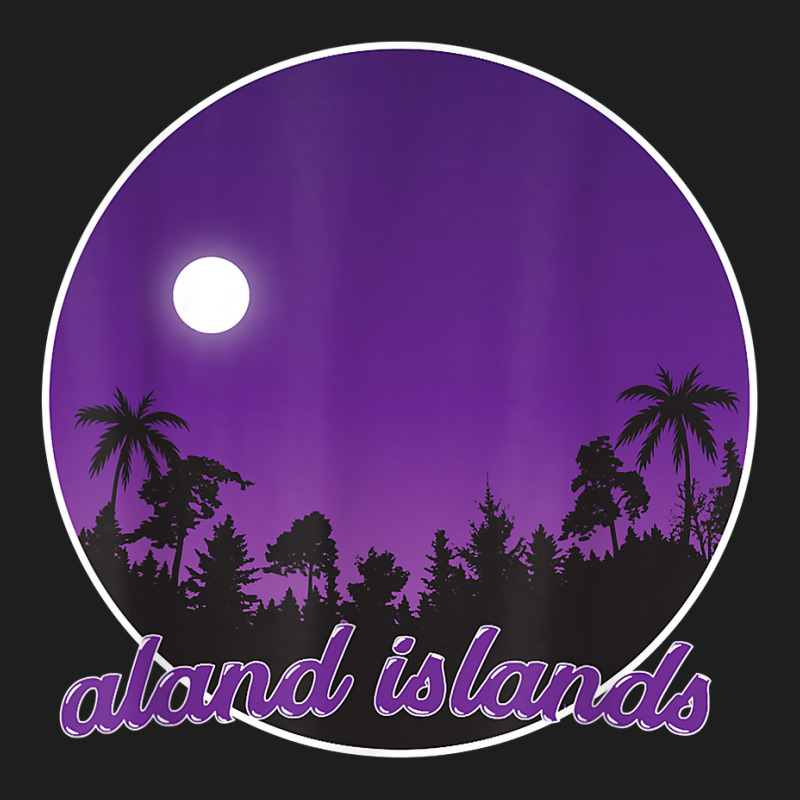 Aland Islands By Night With Palms T Shirt Classic T-shirt by cucciailleveretcq | Artistshot