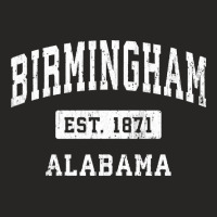 Birmingham Alabama Al Vintage Established Sports Design Sweatshirt Ladies Fitted T-shirt | Artistshot