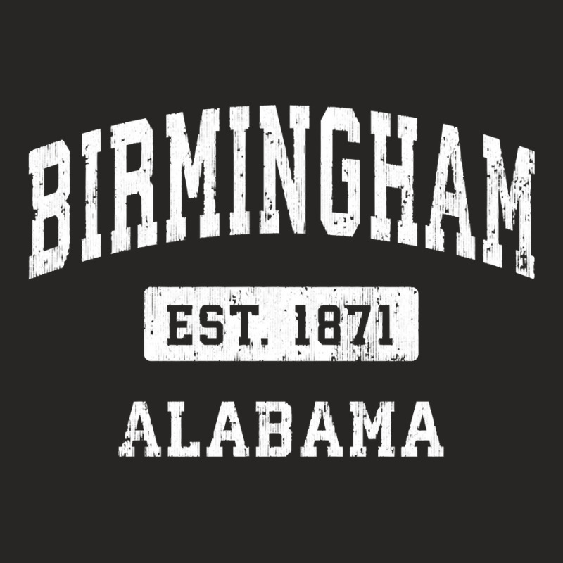 Birmingham Alabama Al Vintage Established Sports Design Sweatshirt Ladies Fitted T-Shirt by jacolepachew | Artistshot