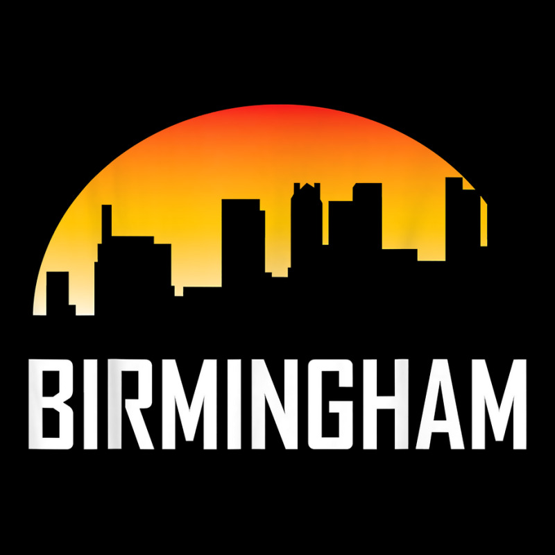 Birmingham Alabama Sunset Skyline Silhouette T Shirt Long Sleeve Shirts by jacolepachew | Artistshot