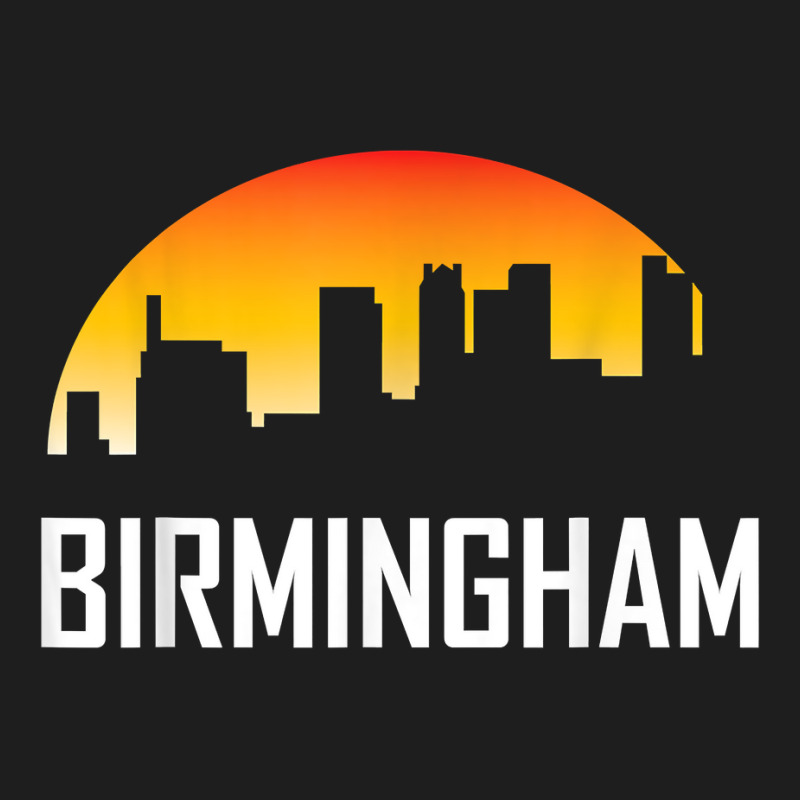 Birmingham Alabama Sunset Skyline Silhouette T Shirt Classic T-shirt by jacolepachew | Artistshot