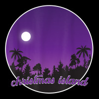 Christmas Island By Night With Palms T Shirt Youth Zipper Hoodie | Artistshot