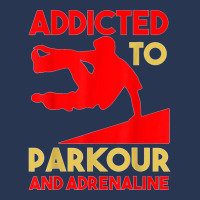 Parkour Adrenaline Addicted Free Running Training Traceurs Men Denim Jacket | Artistshot