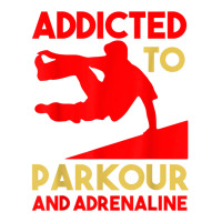 Parkour Adrenaline Addicted Free Running Training Traceurs Crop Top | Artistshot