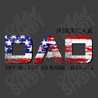 Just A Regular Dad Trying Not To Raise Liberals Funny Daddy Men's Polo Shirt | Artistshot