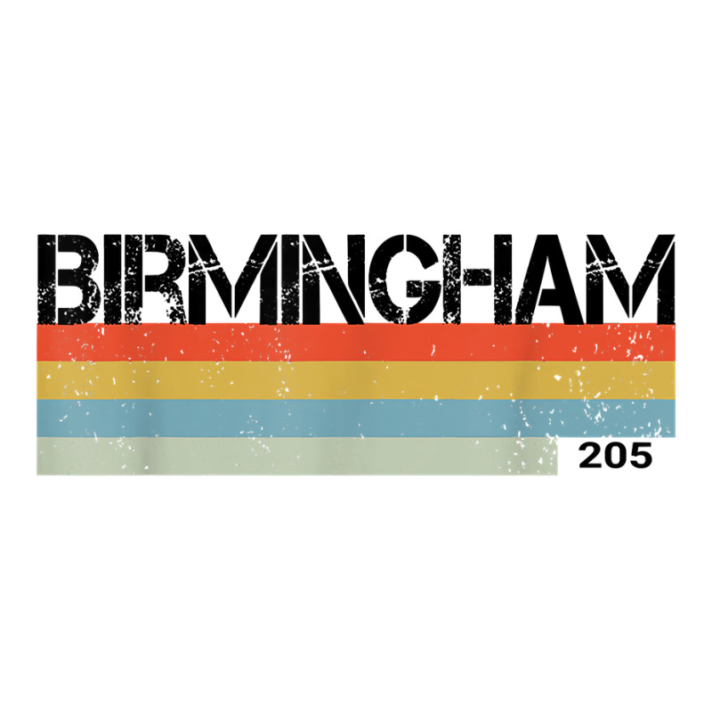 Birmingham, Alabama Area Code 205 Retro Style T Shirt Youth Zipper Hoodie by jacolepachew | Artistshot