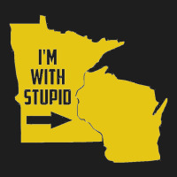 Minnesota I'm With Stupid Classic T-shirt | Artistshot