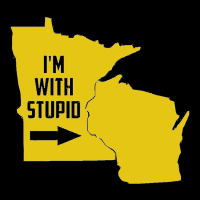 Minnesota I'm With Stupid Fleece Short | Artistshot