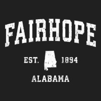 Fairhope Alabama Al Vintage Athletic Sports Design Pullover Hoodie Ladies Polo Shirt | Artistshot