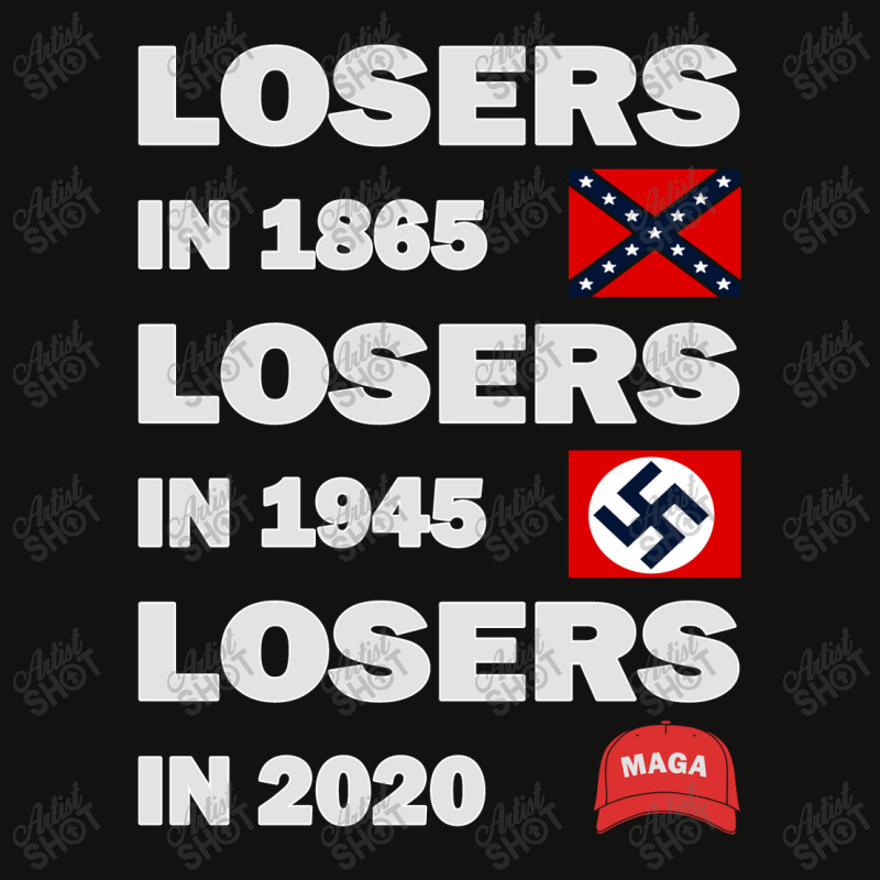 Losers In 1865 Losers In 1945 Losers In 2020 Scorecard Crop Tee | Artistshot