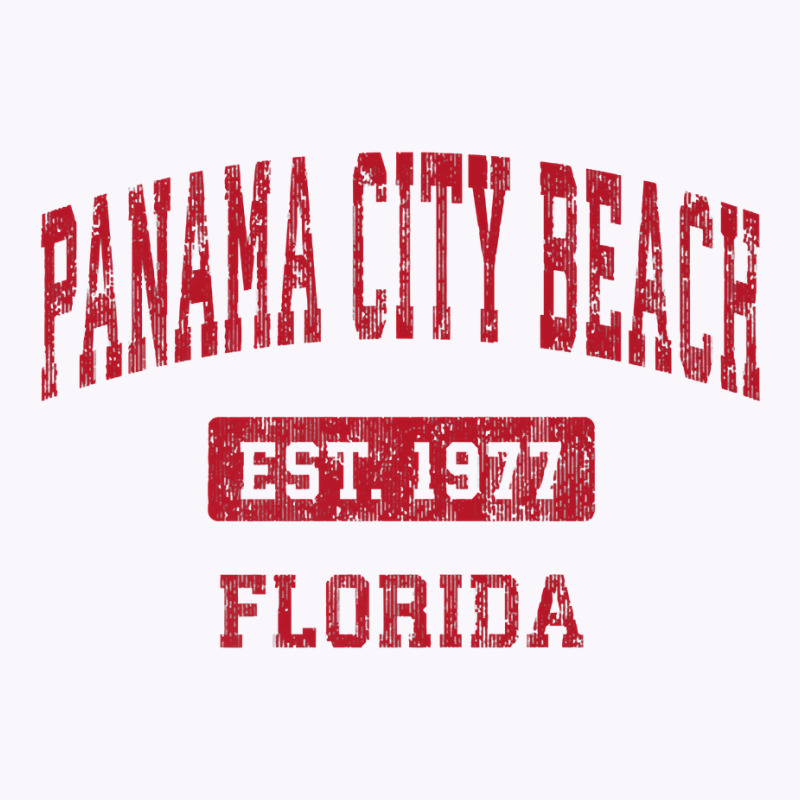 Mens Panama City Beach Florida Fl Vintage Sports Design Red Desig Prem Tank Top by PhoebeHaggett | Artistshot