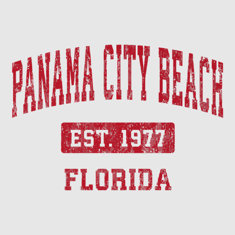 Mens Panama City Beach Florida Fl Vintage Sports Design Red Desig Prem Hoodie & Jogger set by PhoebeHaggett | Artistshot