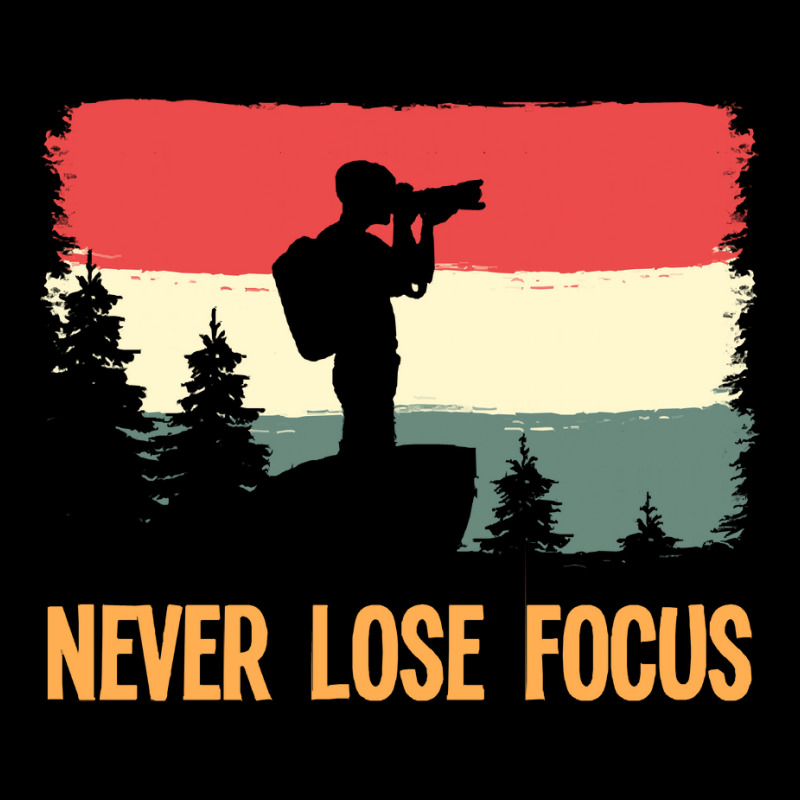 Amateur Photographer T  Shirt Retro Never Lose Focus Photography Photo Adjustable Cap by brekkeelton | Artistshot