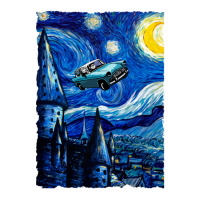 Flying Car Starrynight Men's Long Sleeve Pajama Set | Artistshot