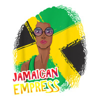 Jamaican Empress Queen Afro Rastafari Reggae Jamaica Flag T Shirt ...