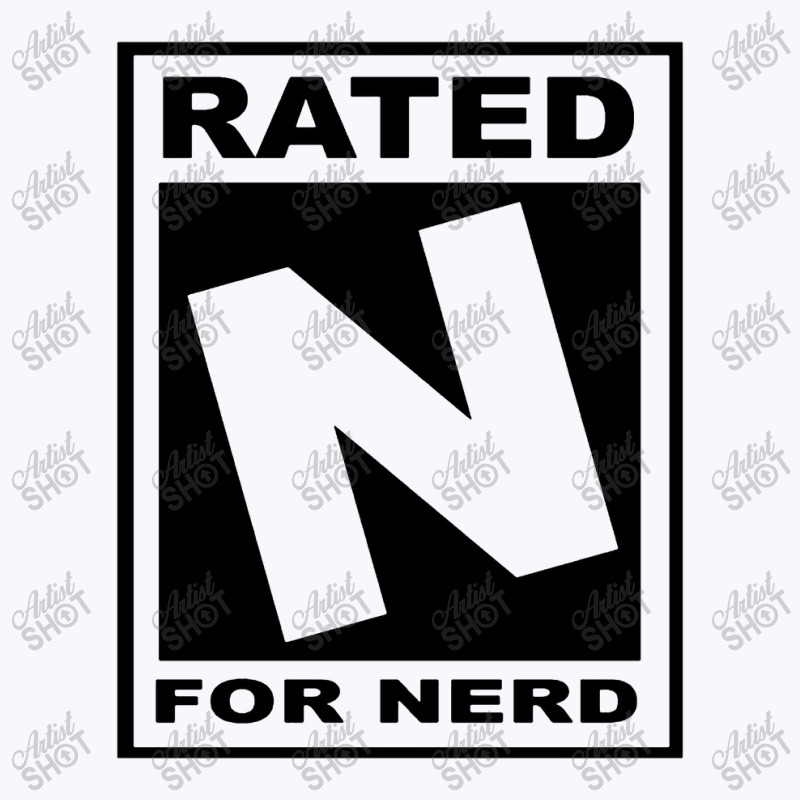 Rated N For Nerd Tank Top | Artistshot