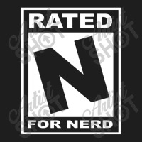 Rated N For Nerd Classic T-shirt | Artistshot