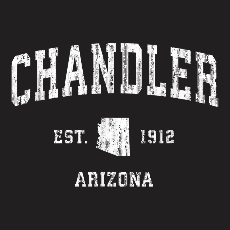 Chandler Arizona Az Vintage Athletic Sports Design T Shirt T-shirt | Artistshot