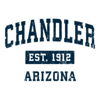 Chandler Arizona Az Vintage Sports Design Navy Print Pullover Hoodie Zipper Hoodie | Artistshot