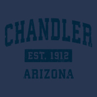 Chandler Arizona Az Vintage Sports Design Navy Print Pullover Hoodie Men Denim Jacket | Artistshot