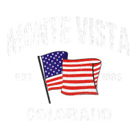 Monte Vista Colorado Co Usa Stars & Stripes Vintage Style Premium 3/4 Sleeve Shirt | Artistshot