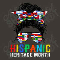 National Hispanic Heritage Month Latin Flags Messy Bun Bucket Hat | Artistshot