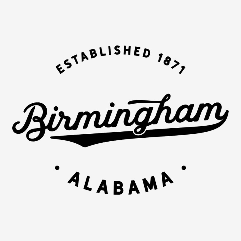 Classic Retro Vintage Birmingham Alabama 1871 Usa Gift Sweatshirt Baby Bibs by jacolepachew | Artistshot