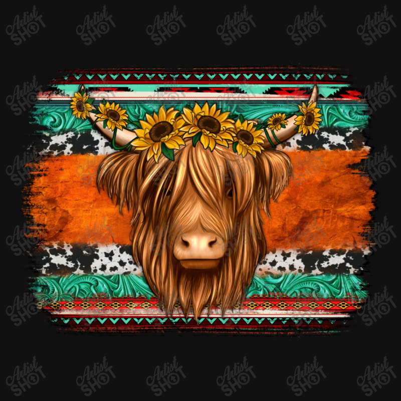 Highland cow keychain sublimation