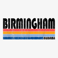 Vintage 70s 80s Style Birmingham, Alabama T Shirt Ladies Fitted T-shirt | Artistshot