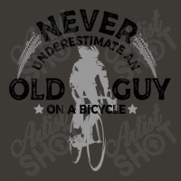 Never Underestimate An Old Guy On A Bicycle Cycling Bucket Hat | Artistshot