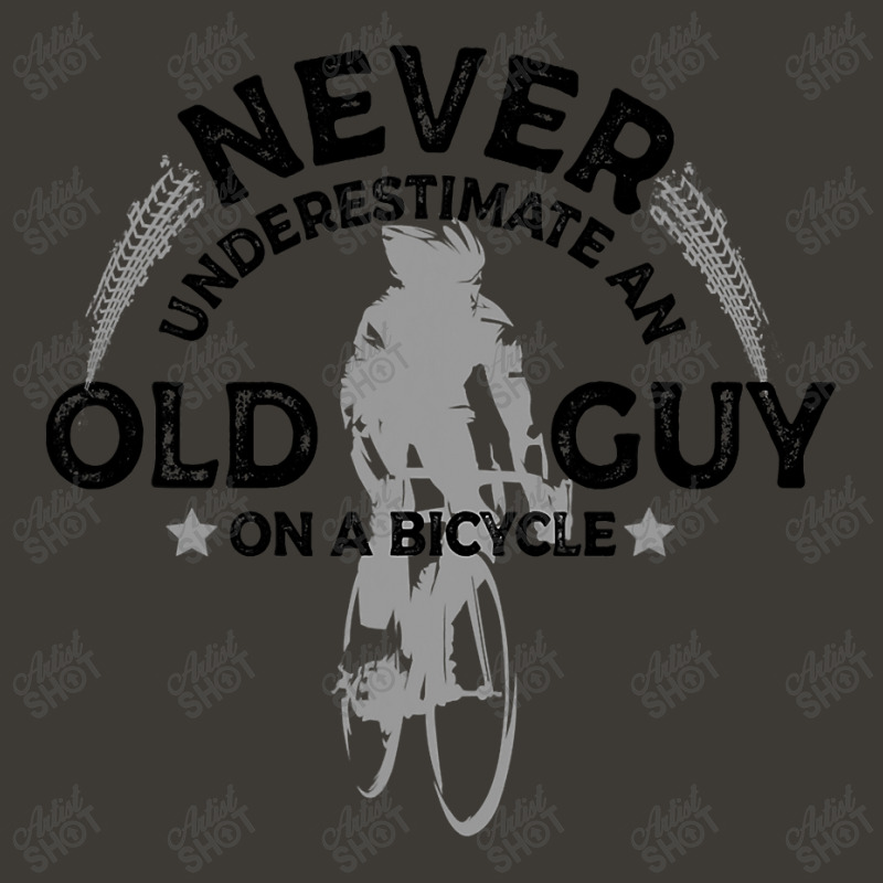 Never Underestimate An Old Guy On A Bicycle Cycling Bucket Hat | Artistshot