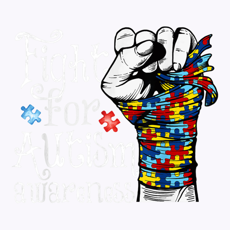 Fight For Autism Awareness World Autism Awareness Day 2021 T Shirt Tank Top by James William | Artistshot