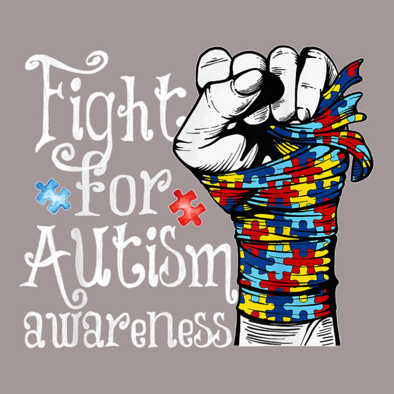 Fight For Autism Awareness World Autism Awareness Day 2021 T Shirt Vintage Short by James William | Artistshot