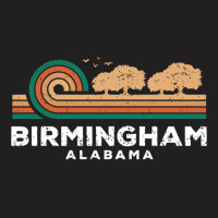 Vintage Birmingham Sunset Alabama Souvenir Long Sleeve T Shirt T-shirt | Artistshot