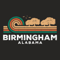 Vintage Birmingham Sunset Alabama Souvenir Long Sleeve T Shirt Ladies Fitted T-shirt | Artistshot