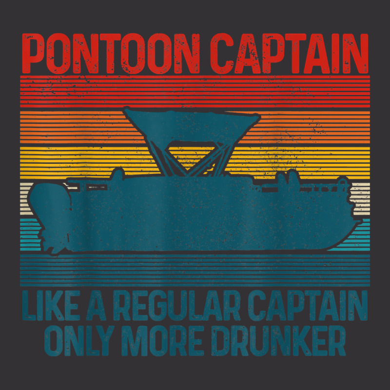 Mens Pontoon Captain Vintage Funny Pontoon Boat Boating Gift T Shirt Vintage Hoodie And Short Set | Artistshot