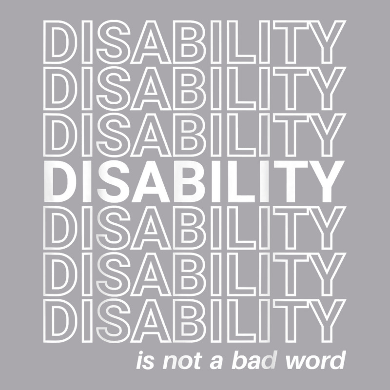 Disability Is Not A Bad Word, Happy Disability Pride Month T Shirt Youth 3/4 Sleeve by bhuvanseeliger | Artistshot