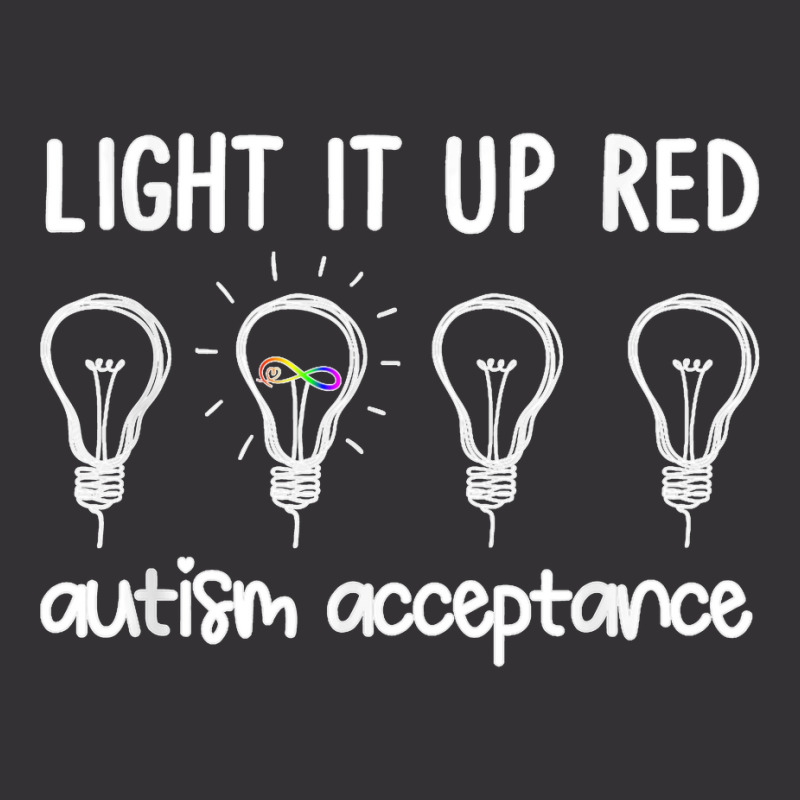 Wear Red Instead Autism Acceptance In April 2022 T Shirt Vintage Hoodie And Short Set by NatalieRoseHeinz | Artistshot