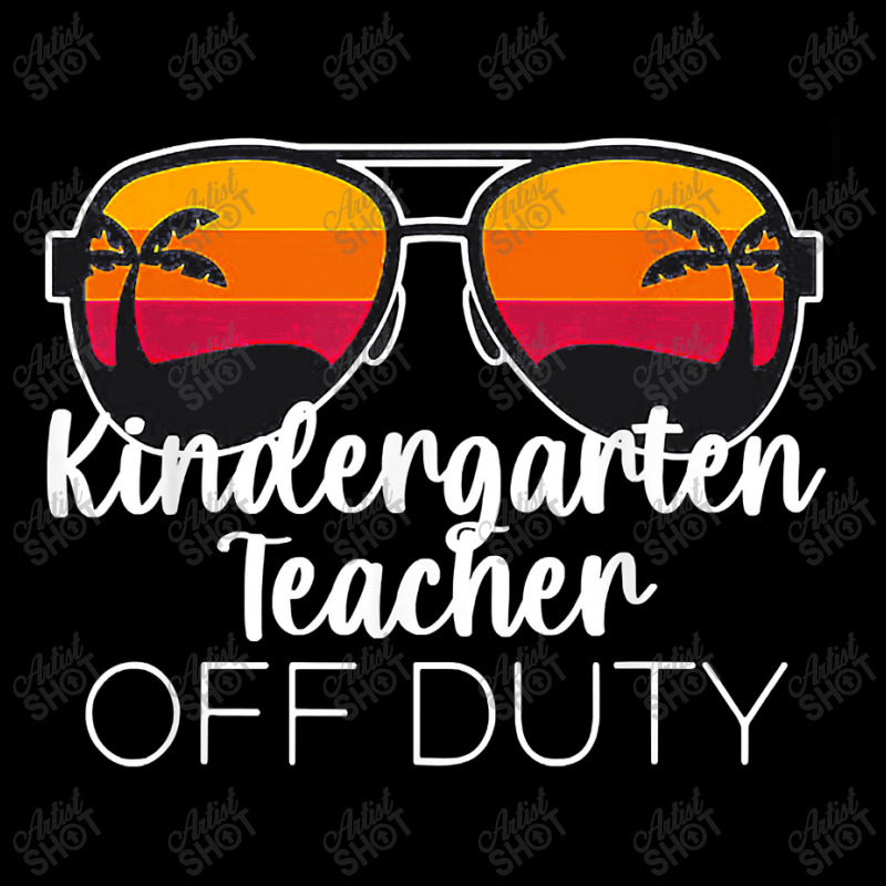 Kindergarten Teacher Off Duty Sunglasses Beach Sunset Pocket T-shirt | Artistshot