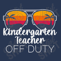 Kindergarten Teacher Off Duty Sunglasses Beach Sunset Men Denim Jacket | Artistshot