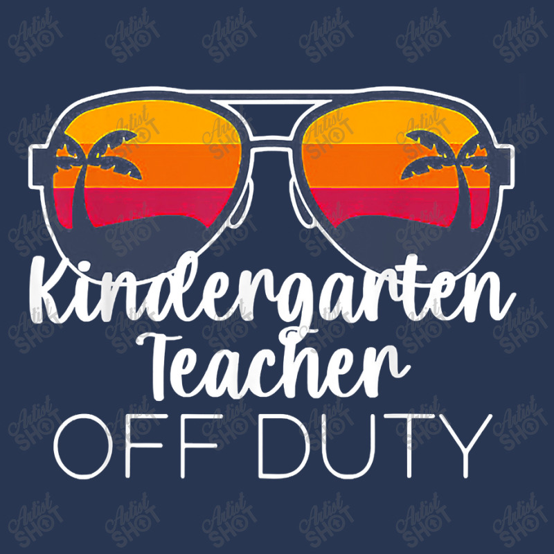 Kindergarten Teacher Off Duty Sunglasses Beach Sunset Men Denim Jacket | Artistshot