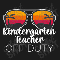 Kindergarten Teacher Off Duty Sunglasses Beach Sunset Hoodie & Jogger Set | Artistshot