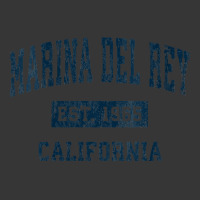 Womens Marina Del Rey California Ca Vintage Sports Design Navy V Neck Toddler Hoodie | Artistshot