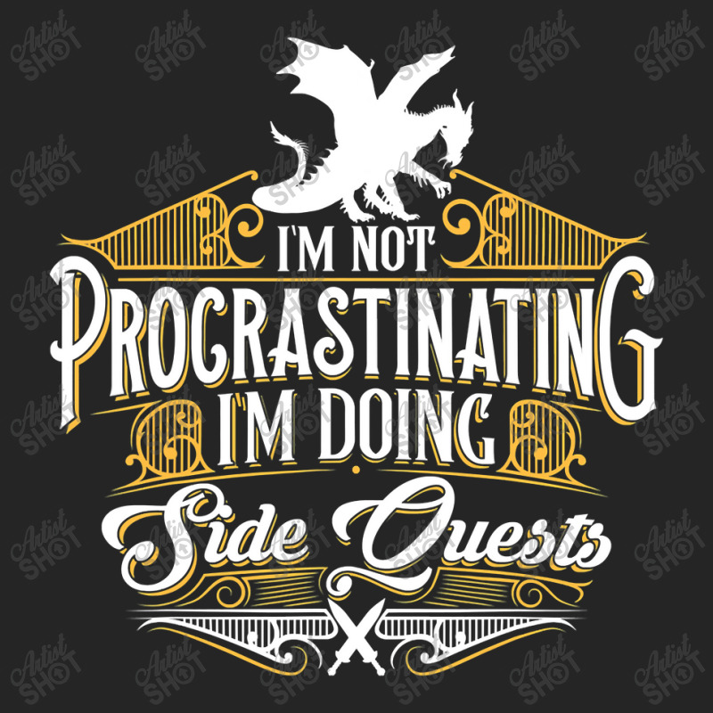 Not Procrastinating Side Quests Funny Rpg Gamer Dragons Unisex Hoodie by CUSER3146 | Artistshot