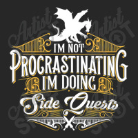 Not Procrastinating Side Quests Funny Rpg Gamer Dragons Men's T-shirt Pajama Set | Artistshot