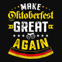 Beer Lover Make Oktoberfest Great Again Funny Oktoberfest T Shirt Crop Top | Artistshot