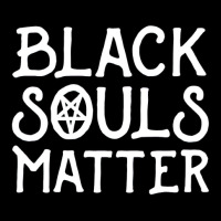 Black Souls Matter Horror Scary Cropped Hoodie | Artistshot