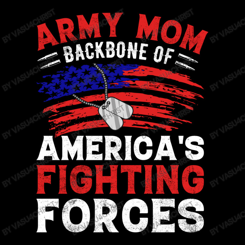 Army Mom Backbone Of America's Fighting Forces Adjustable Cap by vasu4christ | Artistshot