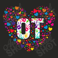 Ot Occupational Therapy Heart Occupational Therapist Ladies Fitted T-shirt | Artistshot